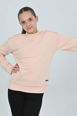 Toontoy Kız Çocuk Happen Nakışlı Sweatshırt