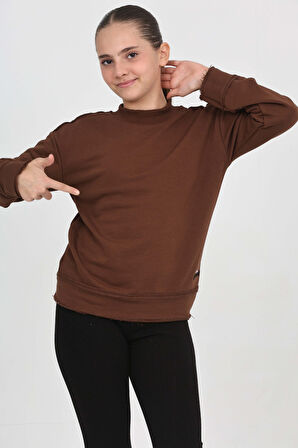 Toontoy Kız Çocuk Happen Nakışlı Sweatshırt