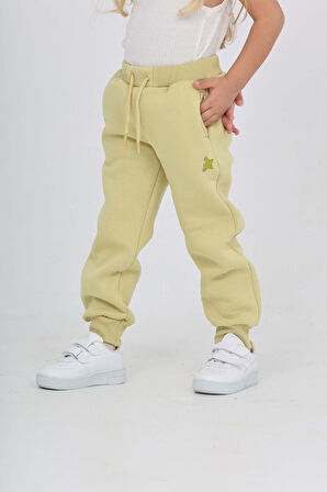 Toontoy Kız Çocuk Kabaran Yıldız Baskılı Eşofman Alt