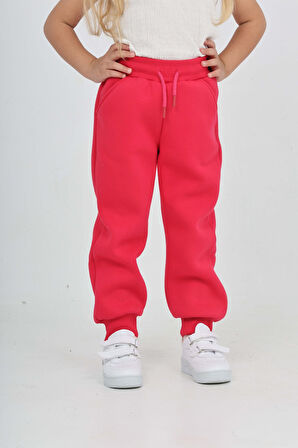 Toontoy Kız Çocuk T Logo Nakışlı Eşofman Alt