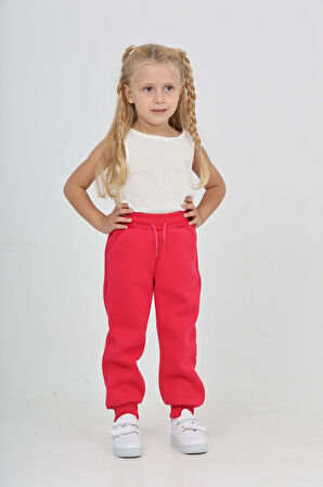 Toontoy Kız Çocuk T Logo Nakışlı Eşofman Alt