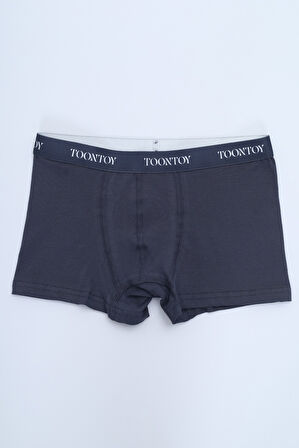 Toontoy Erkek Çocuk Kemer Yazı Baskılı 4lü Paket Boxer 