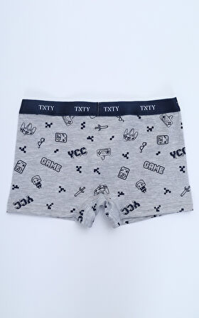 Toontoy Erkek Çocuk Çok Desenli 4lü Paket Boxer 