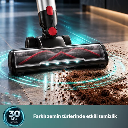 Dustrider 1273H Katlanabilir Borulu Dikey Süpürge Kırmızı