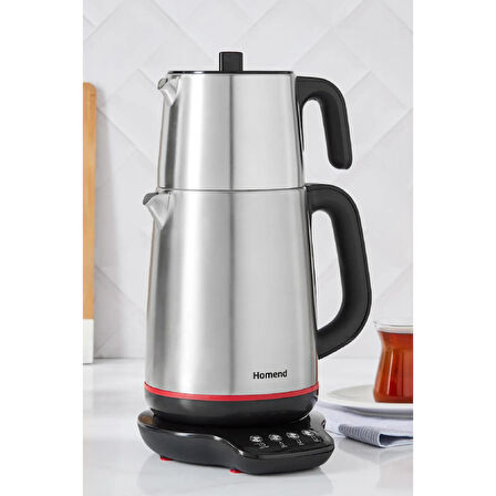 Homend Royaltea Smart 1791h 2000 W Çay Makinesi Inox 