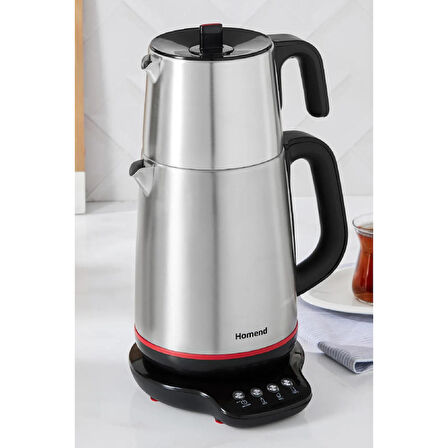 Homend Royaltea Smart 1791h 2000 W Çay Makinesi Inox 