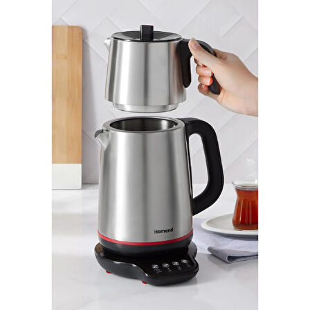 Homend Royaltea Smart 1791h 2000 W Çay Makinesi Inox 