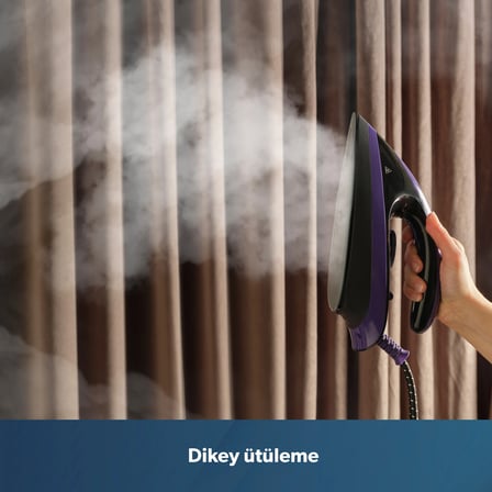 Homend Jetsteam 1173h 7 Bar Basınçlı Otomatik Kireç Temizlemeli Buhar Kazanlı Ütü Mor Siyah