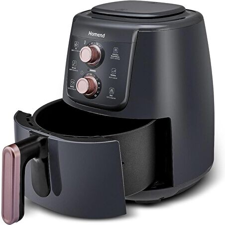 Homend Airfryday 2508H 4 lt Yağsız Airfryer Siyah