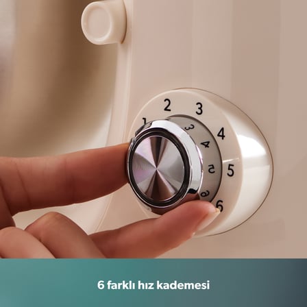 Homend Profashion 3082H Hamur Yoğurma Makinesi Krem 1200W 5,2L