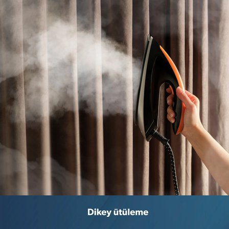 Homend Jetsteam 1174H Otomatik Kumaş Tanımalı 8 Bar Buhar Kazanlı Ütü Siyah Turuncu