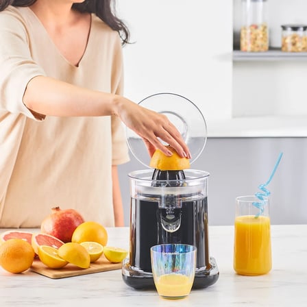 Homend Vitamillion 2604H Siyah Narenciye Sıkacağı 200W Yüksek Performanslı Paslanmaz Çelik Filtre
