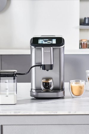 Homend coffeebreak 5008H Kahve Öğütücülü, Dokunmatik Ekranlı Full Otomatik Espresso Makinesi