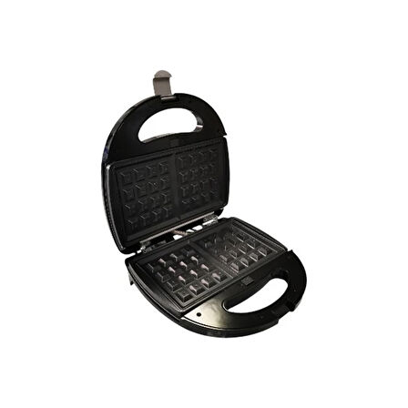 Homend Toastbuster 1322H Çıkarılabilir Waffle Plakalı Portatif Tasarım 2in1 Siyah Tost Makinesi