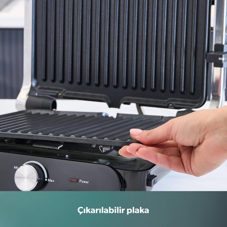 Homend Grilliant 1366H Çıkarılabilir Plakalı Tost ve Izgara Makinesi