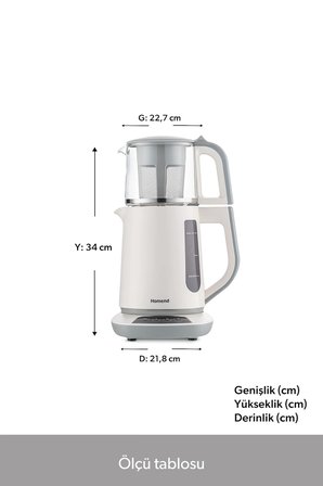 Homend Royaltea 1757H Çay Makinesi