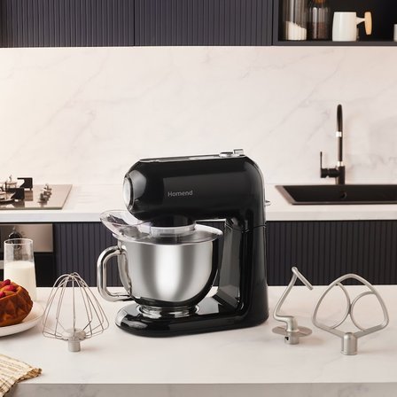 Homend Vintage Profashion 3027H Döküm Hamur Yoğurma Makinesi Siyah 1500W 5,5L