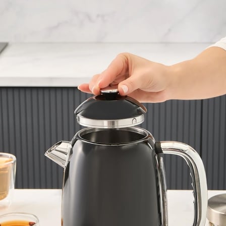 Homend Vintage Heatrow 1627H Kettle Su Isıtıcısı 2200W Siyah