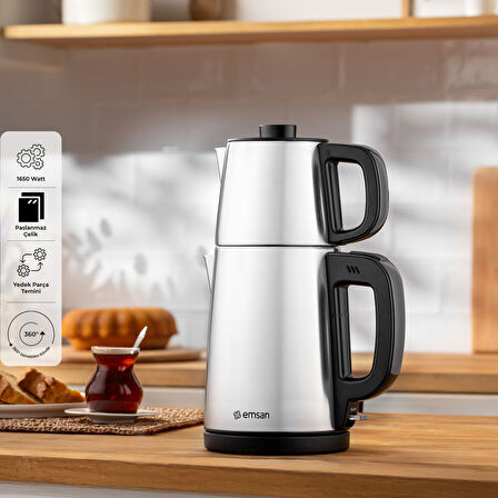 Emsan Çaykolik Çay Makinesi İnox