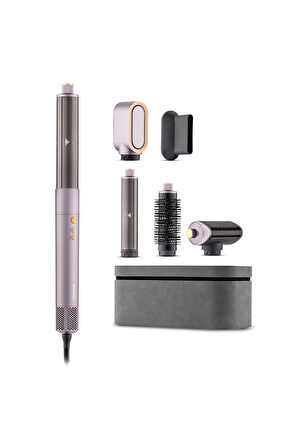 Homend Hairmony 4606h Plus Saç Kurutma ve Şekillendirme Seti Mor