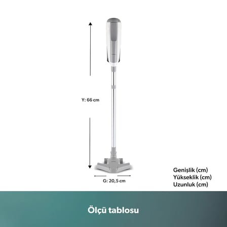 Homend Dustroyer 1272H 2 In 1 Kablolu Dikey Süpürge Beyaz Gri 700 ml Toz Haznesi ile Kolay Temizlik