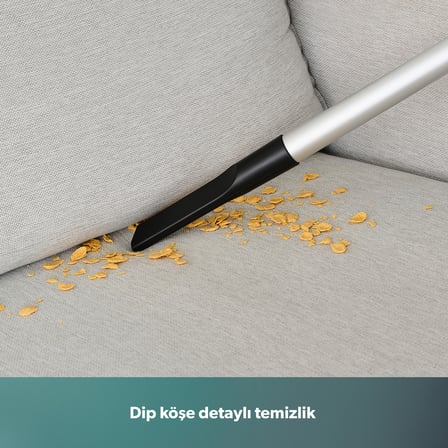 Homend Dustroyer 1272H 2 In 1 Metal Borulu Kablolu  Dikey Süpürge Siyah