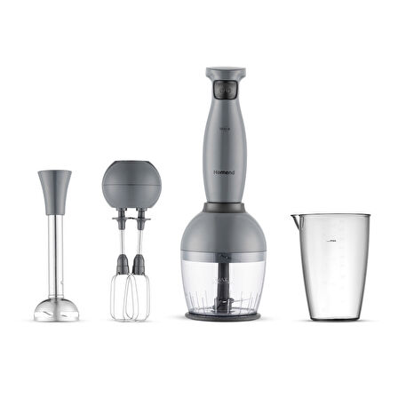 Homend Handmaid 1967H Blender Set Antrasit Siyah