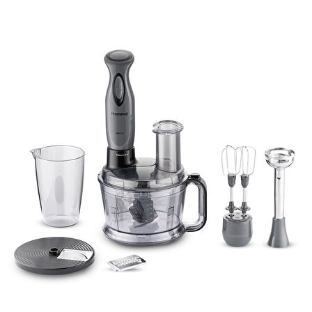 Homend Functionall 2851H Mutfak Robotu Antrasit Siyah