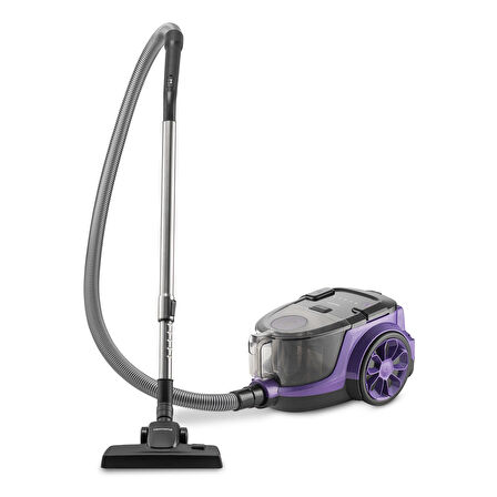 Homend Dustider 1255H Yatay Süpürge Mor Siyah