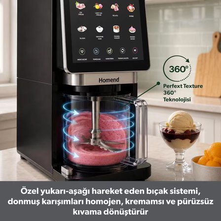 Homend Iceartizan 8000H Dondurma Makinesi