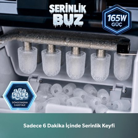 Homend IceBar X8 6051H Buz Yapma Makinesi
