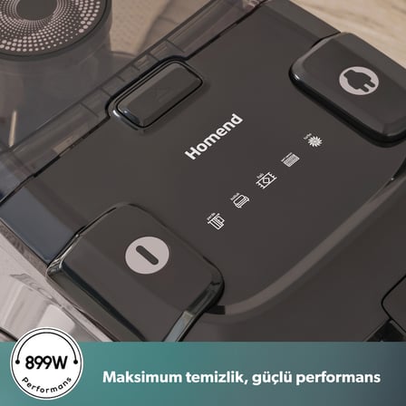 Homend Dustroyer 1255H Yatay Süpürge Antrasit