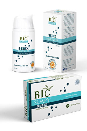 Sebix Jel Sebix Sabun Saç Sakal Pullu Deri Için Onarıcı (SEBOREİK DERMATİT) Set 1 1 Adet