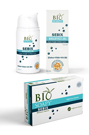 SEBİX JEL+SEBİX PLUS Saç Sakal puİlanan deri Için Onarıcı 30 Şase /30 ml 2 Li Set