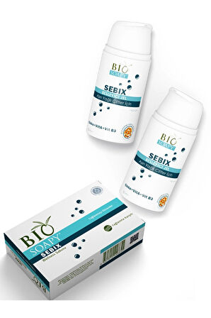 SEBİX JEL+SEBİX PLUS Saç Sakal puİlanan deri Için Onarıcı 30 Şase /30 ml 2 Li Set