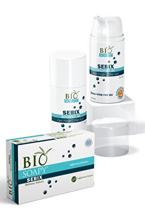 SEBİX JEL+SEBİX PLUS Saç Sakal puİlanan deri Için Onarıcı 30 Şase /30 ml 2 Li Set