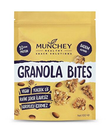 Munchey 3'lü Granola Bites Badem 100 gr