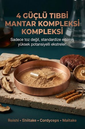 4m Kapsül (ahcc Shiitake Mantarı, Reishi Mantarı Içeren Takviye Edici Gıda )