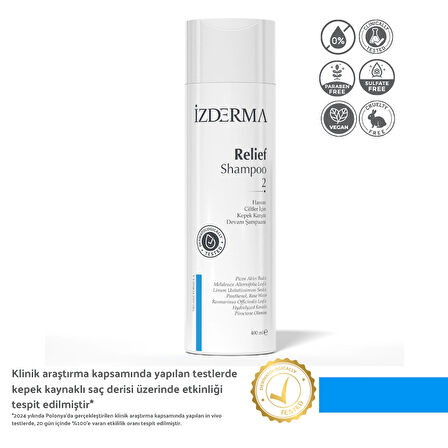 Relief Shampoo 2 Kepek Karşıtı Devam Şampuanı 400 ml