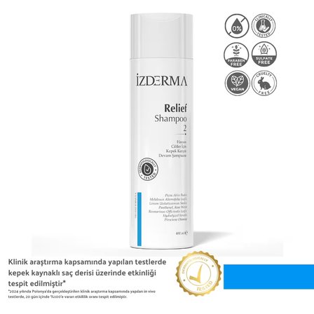 Relief Shampoo 2 Kepek Karşıtı Devam Şampuanı 400 ml