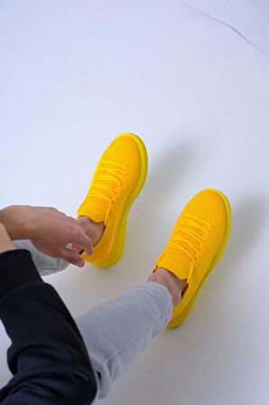 CH307 RT Tricot Erkek Ayakkabı SARI