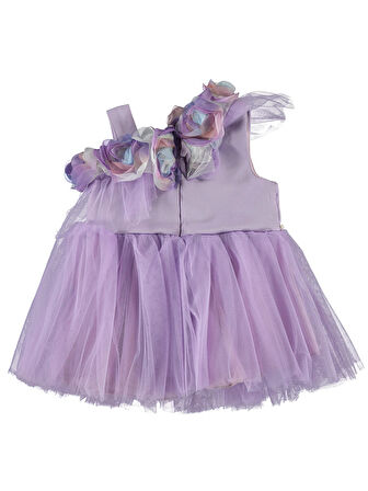 Civil Baby Kız Bebek Elbise 6-18 Ay Lila