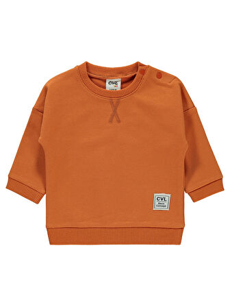 Civil Baby Erkek Bebek Sweatshirt 6-18 Ay Bakır
