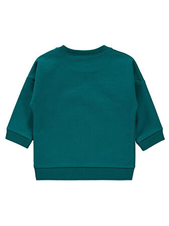Civil Baby Erkek Bebek Sweatshirt 6-18 Ay Petrol Yeşili