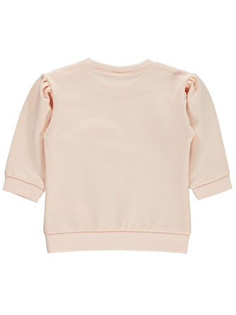 Civil Baby Kız Bebek Sweatshirt 6-18 Ay Pudra