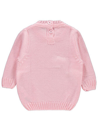 Civil Baby Kız Bebek Triko Kazak 6-18 Ay Pembe
