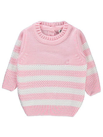 Civil Baby Kız Bebek Triko Kazak 6-18 Ay Pembe
