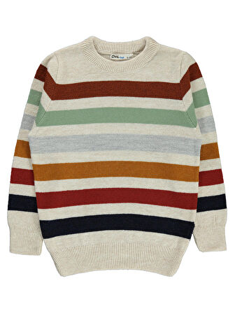 Civil Boys Erkek Çocuk Triko Kazak 10-13 Yaş Bej