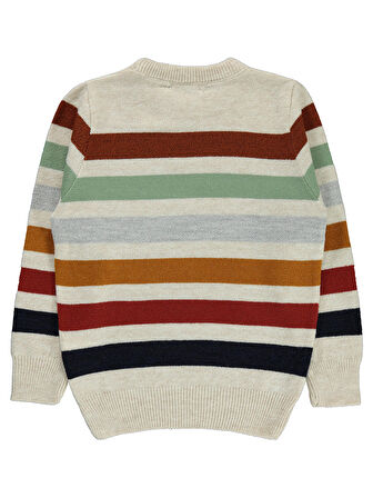 Civil Boys Erkek Çocuk Triko Kazak 10-13 Yaş Bej