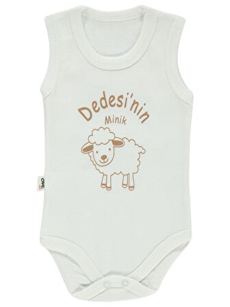 Civil Baby Bebek Çıtçıtlı Badi 1-12 Ay Ekru